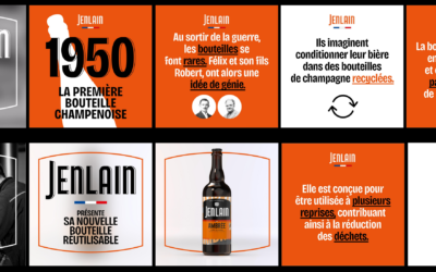 Une bouteille, deux époques 🍻